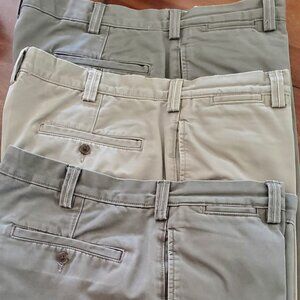 Men's Lands End Khaki Bundle